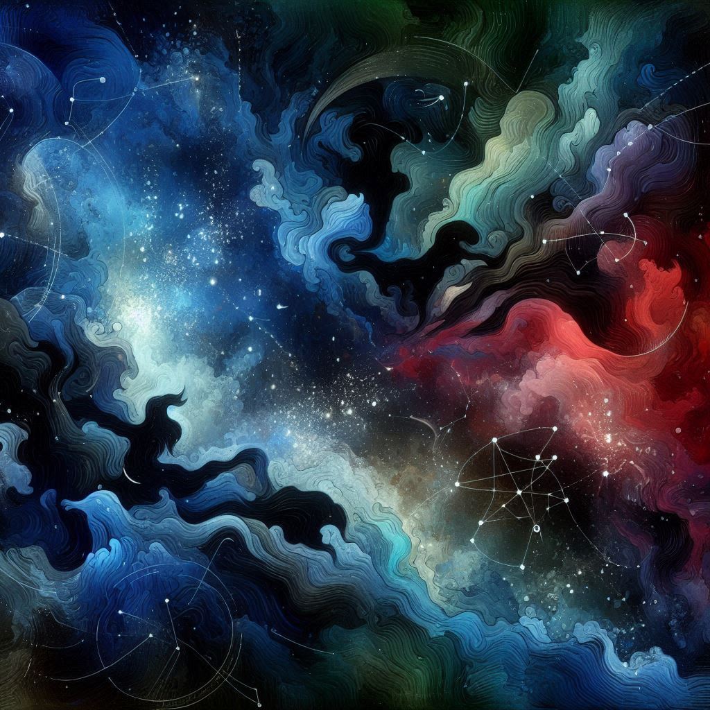 Before the signs, before the stories, there was only the breath of chaos. From its folds, the stars were whispered into being.