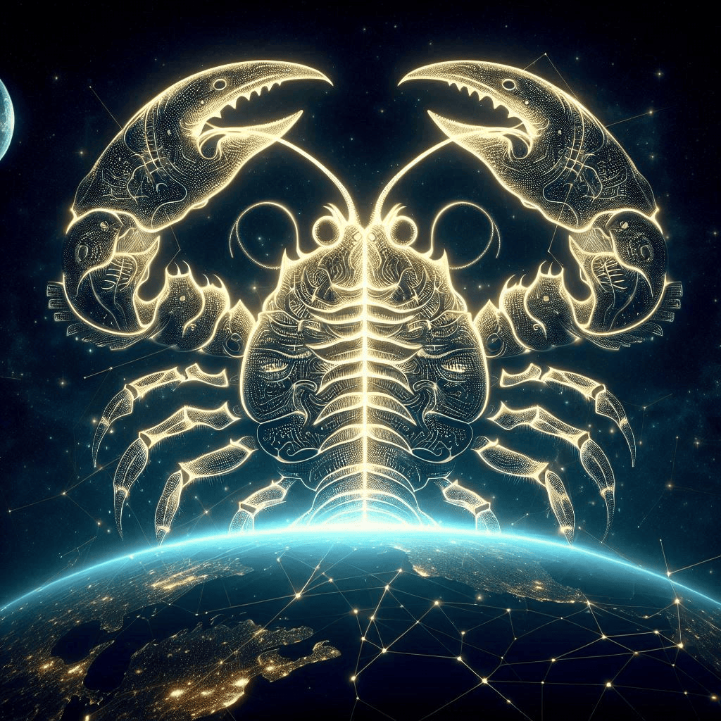 An image of a giant, primitive creature that resembles an ancient sea scorpion